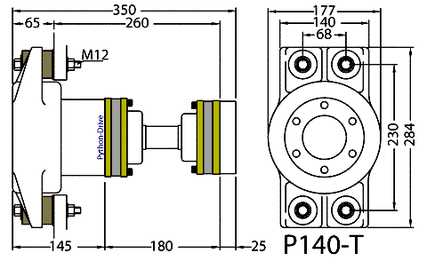 P 140-T Zeichnung